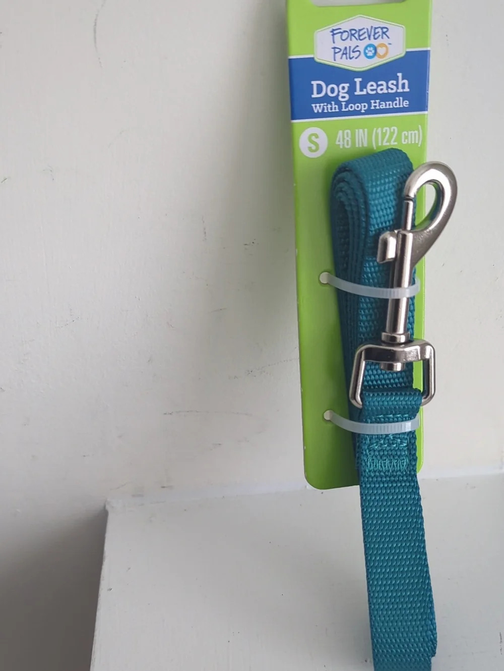 Forever Pals Teal Dog Leash with Loop Handle